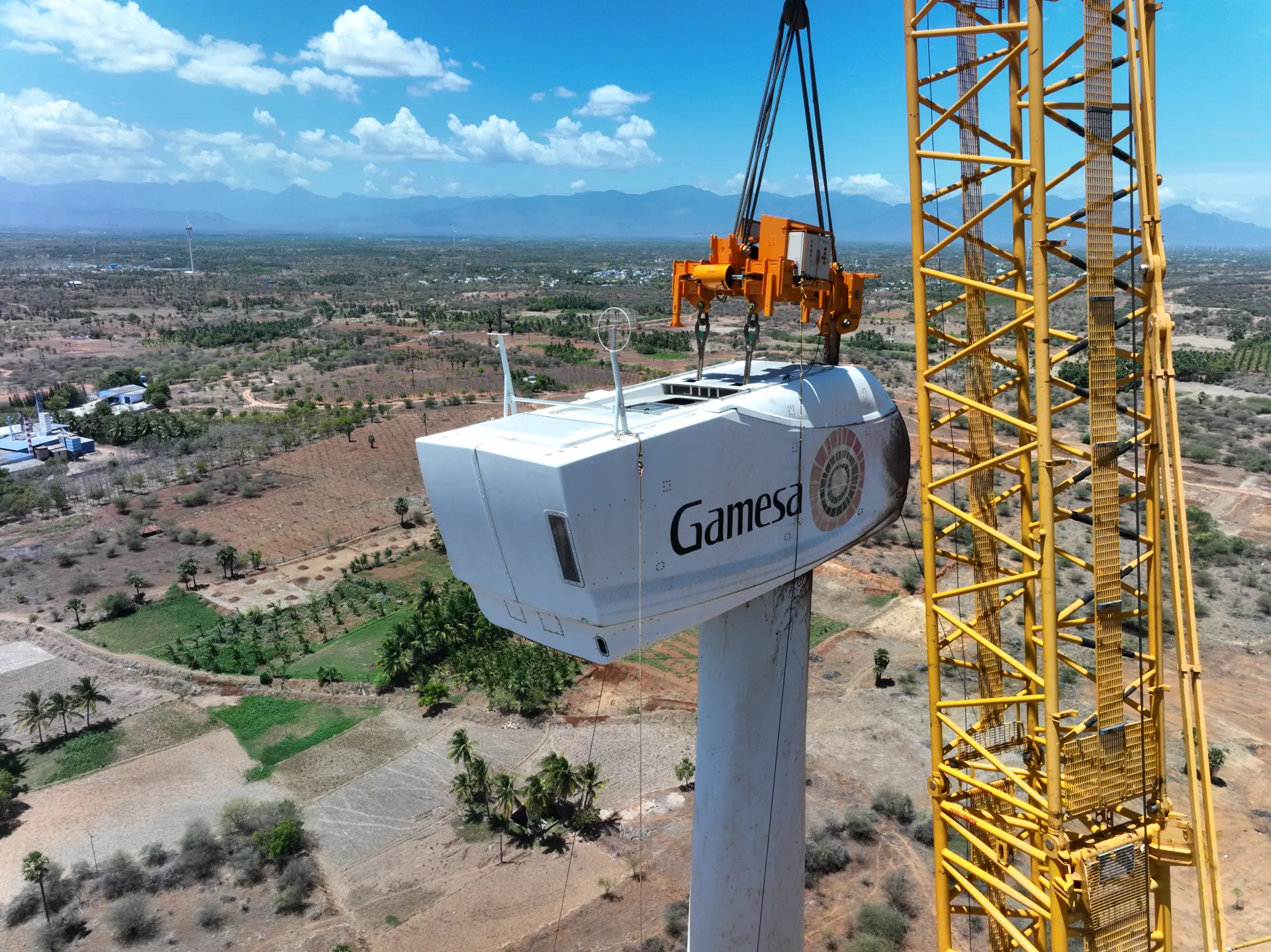 Turbine maintenance work